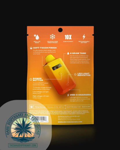 Delta Munchies Slushy Juice Live Resin Disposable Vape - 4 Grams