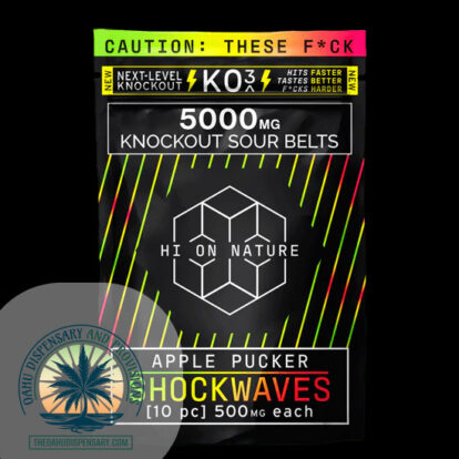 Hi On Nature Knockout Sour Belts - 5000MG THC