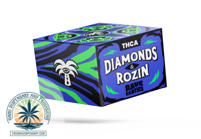 Rave Exotics THCA Diamonds and Rosin - 2 Grams