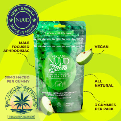 Nuud Aphrodisiac Infused Sex Gummies For Men - 90MG