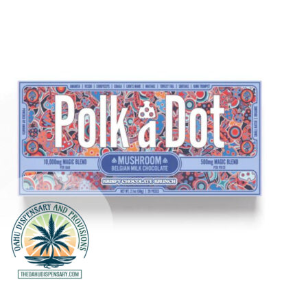 Polka Dot Organic Shroom Chocolate Bar - 10,000MG