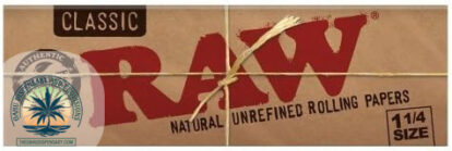 Raw Unrefined Classic 1.25 - 1 1/4 Size Cigarette Rolling Papers