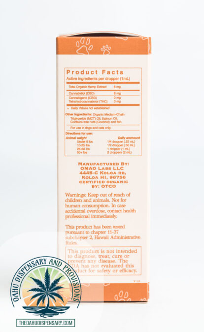 Kauai Hemp Company Smiling Salmon Pet CBD Oil - 250MG