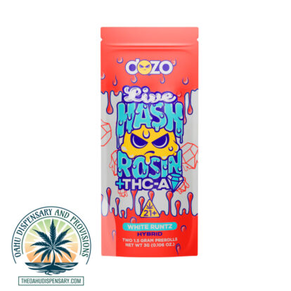 Dozo THCA Hash Rosin Infused Prerolls - 2 Pack of 1.5G Prerolls
