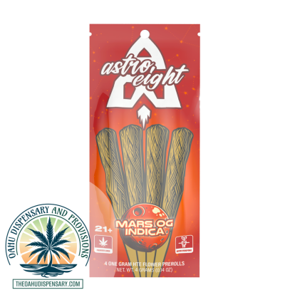 Astro Eight High Terpene Extract Prerolls - 4 Count