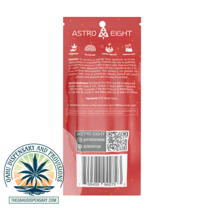 Astro Eight High Terpene Extract Prerolls - 4 Count