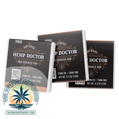 THD Chocolate Squares - 15MG CBD 15MG THC 1:1